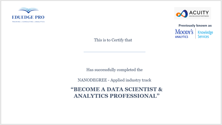 NANODEGREE /
PRODEGREE
